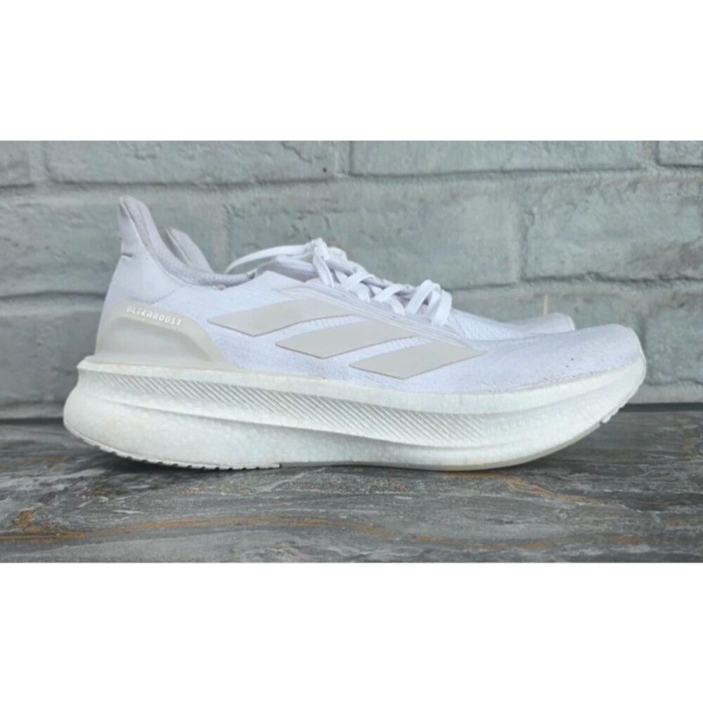adidas Ultraboost 5X Cloud White Core Black Running Shoes JH7245 Men's Size 10.5